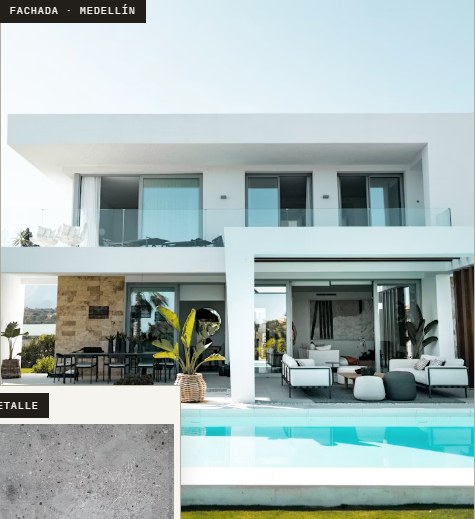 Fachada de casa moderna — portada del sitio